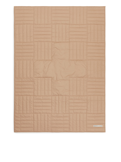 ARKET and Pia Wallén Quilted Blanket - Beige
