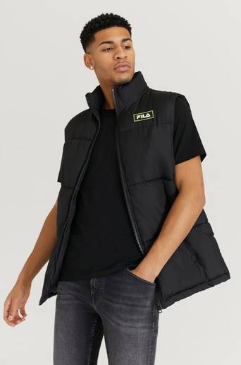 FILA Väst Men Dik Blocked Puffer Vest Svart