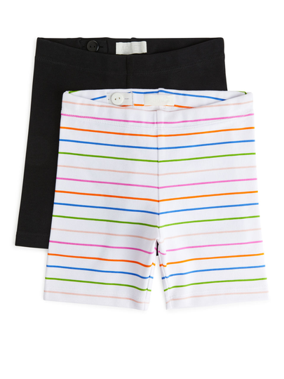 Cycling Shorts Set of 2 - White