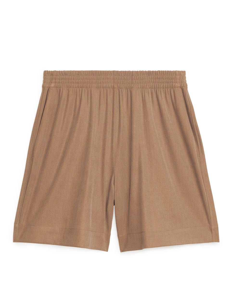 Modal Blend Jersey Shorts - Yellow