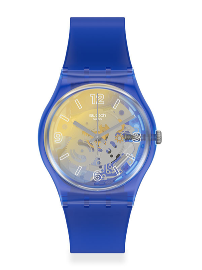 SWATCH Yellow Disco Fever GN278 - Damklocka
