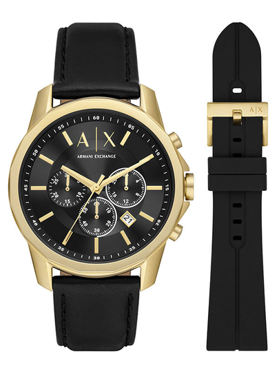 Armani Exchange Banks Chronograph 44mm Gift Set