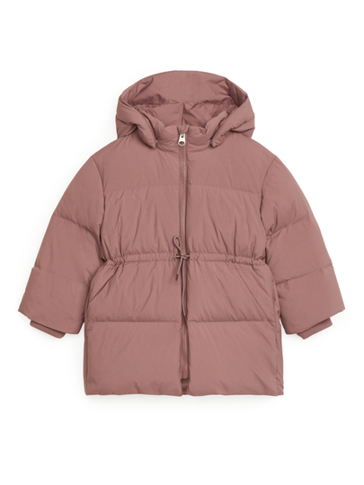 Down Puffer Jacket - Orange