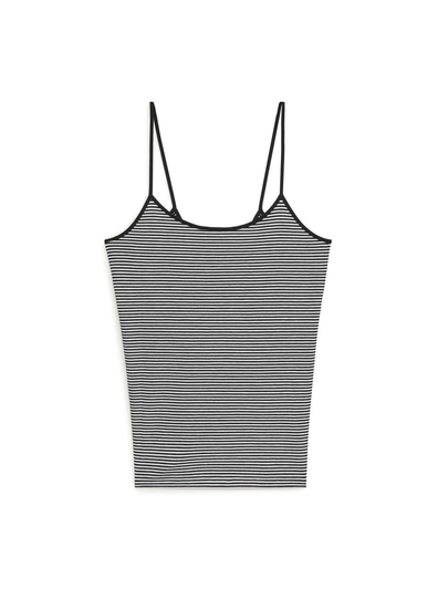 Jersey Strap Top - Black