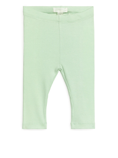 Cotton Lyocell Leggings - Green