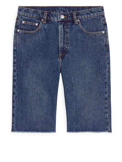 SLIM Denim Shorts - Blue