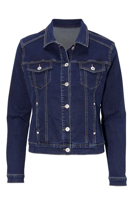 Cellbes Stretchig jeansjacka Mörkblå Denim