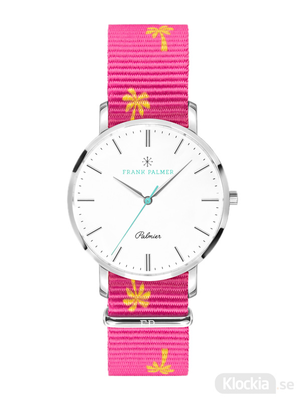 Frank Palmer - Palmier Steel Case - Pink Nato FPW0037