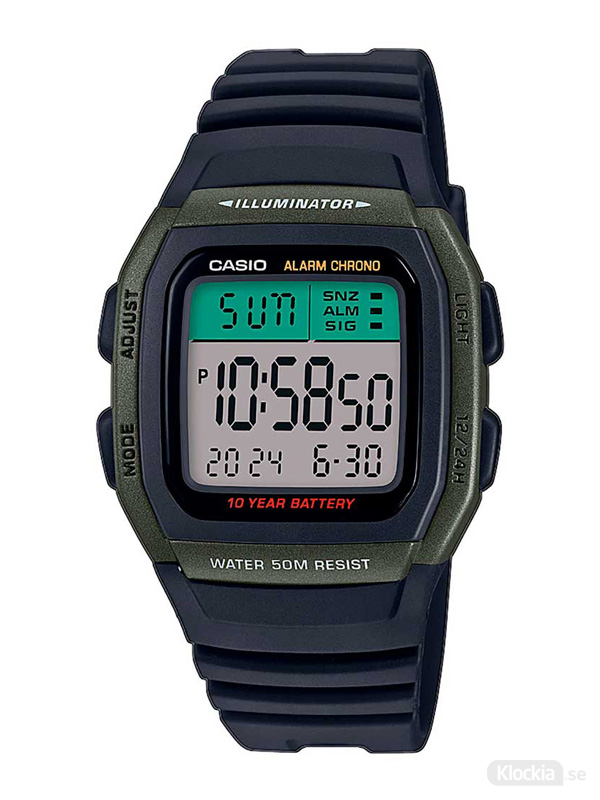 Herrklocka CASIO Collection W-96H-3AVEF