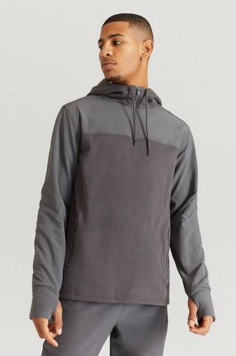 Studio Total Athleisure Hoodie Hybrid Hoodie Grå