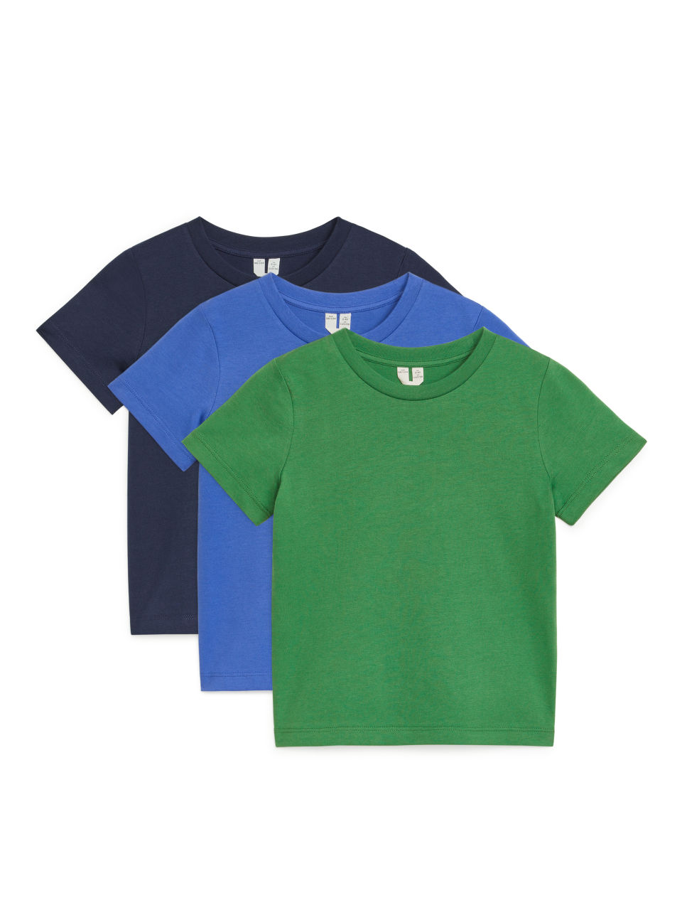 Crew-Neck T-Shirts - Green
