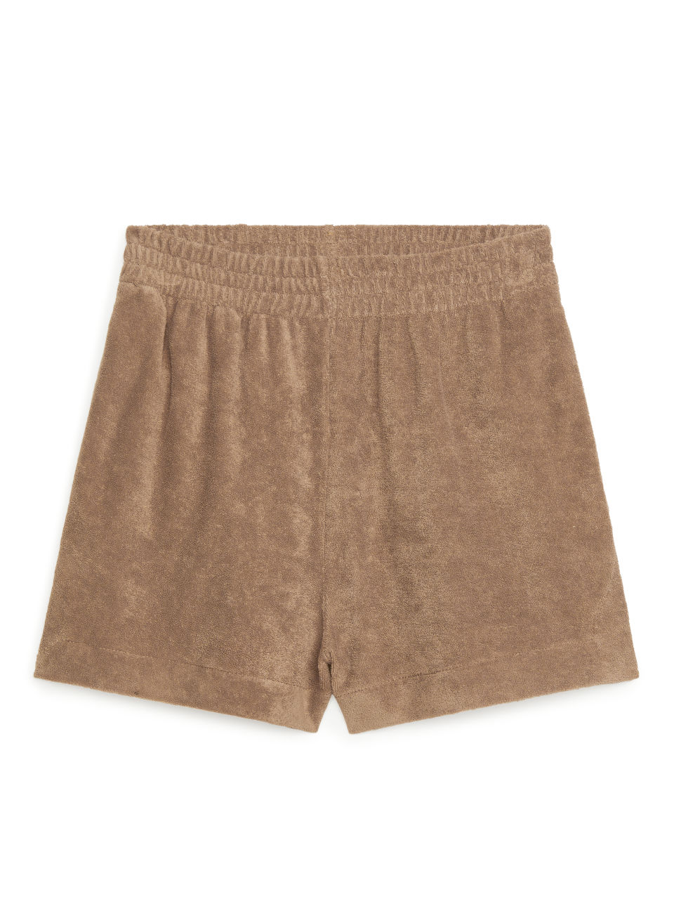 Towelling Shorts - Beige