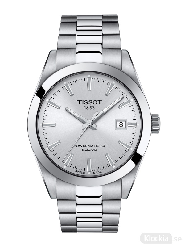 Herrklocka TISSOT Gentleman Powermatic 80 Silicium T127.407.11.031.00