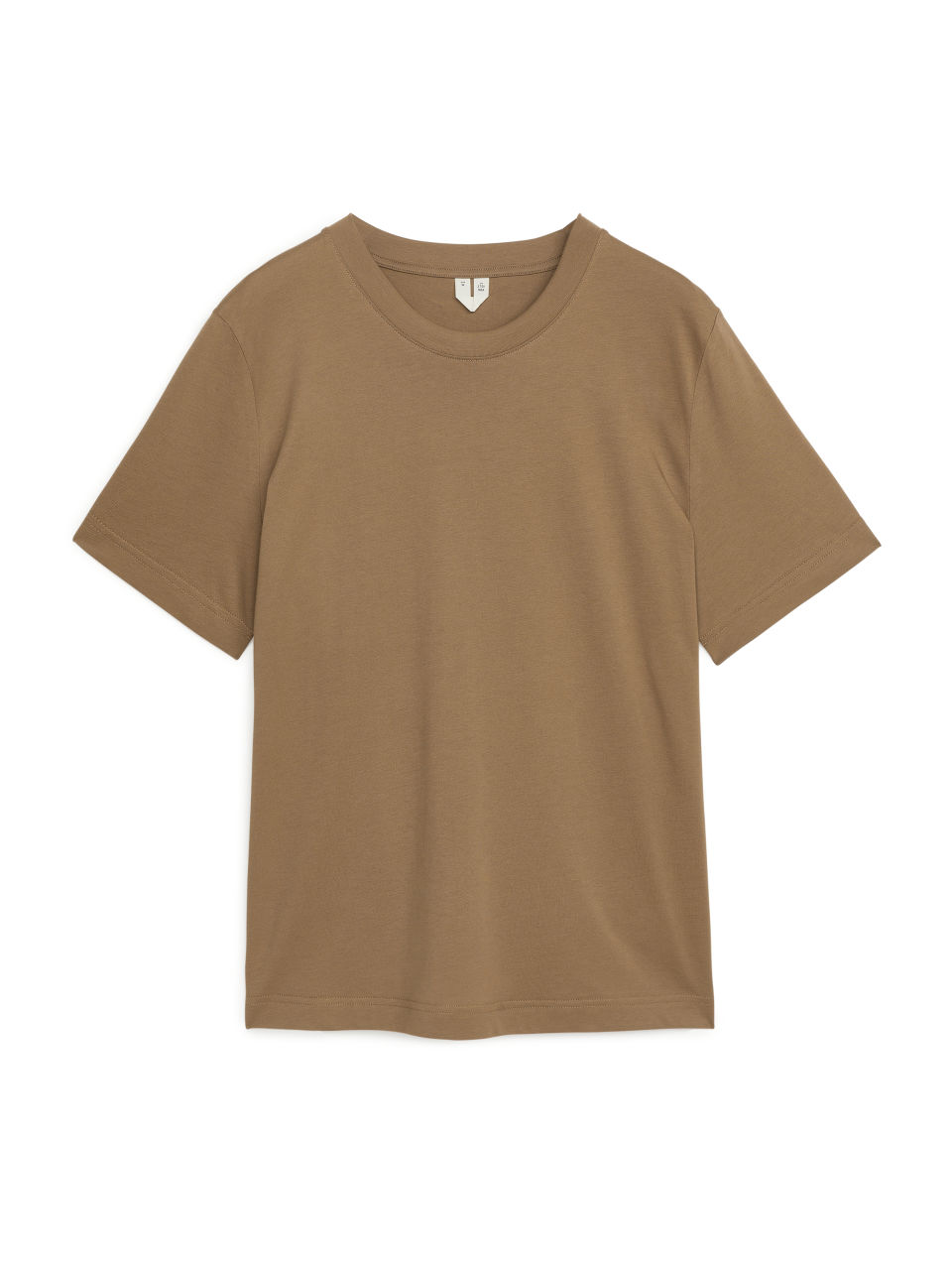 Crew-Neck T-shirt - Beige