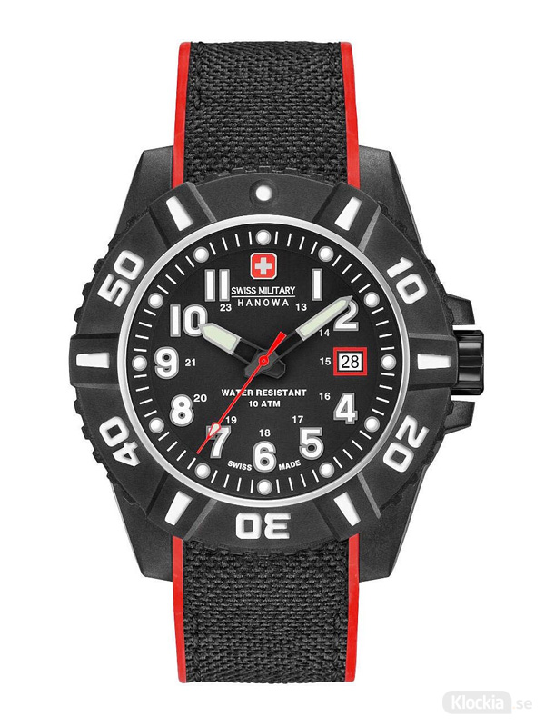 Swiss Military Hanowa Black Carbon 44mm 6-4309.17.007.04