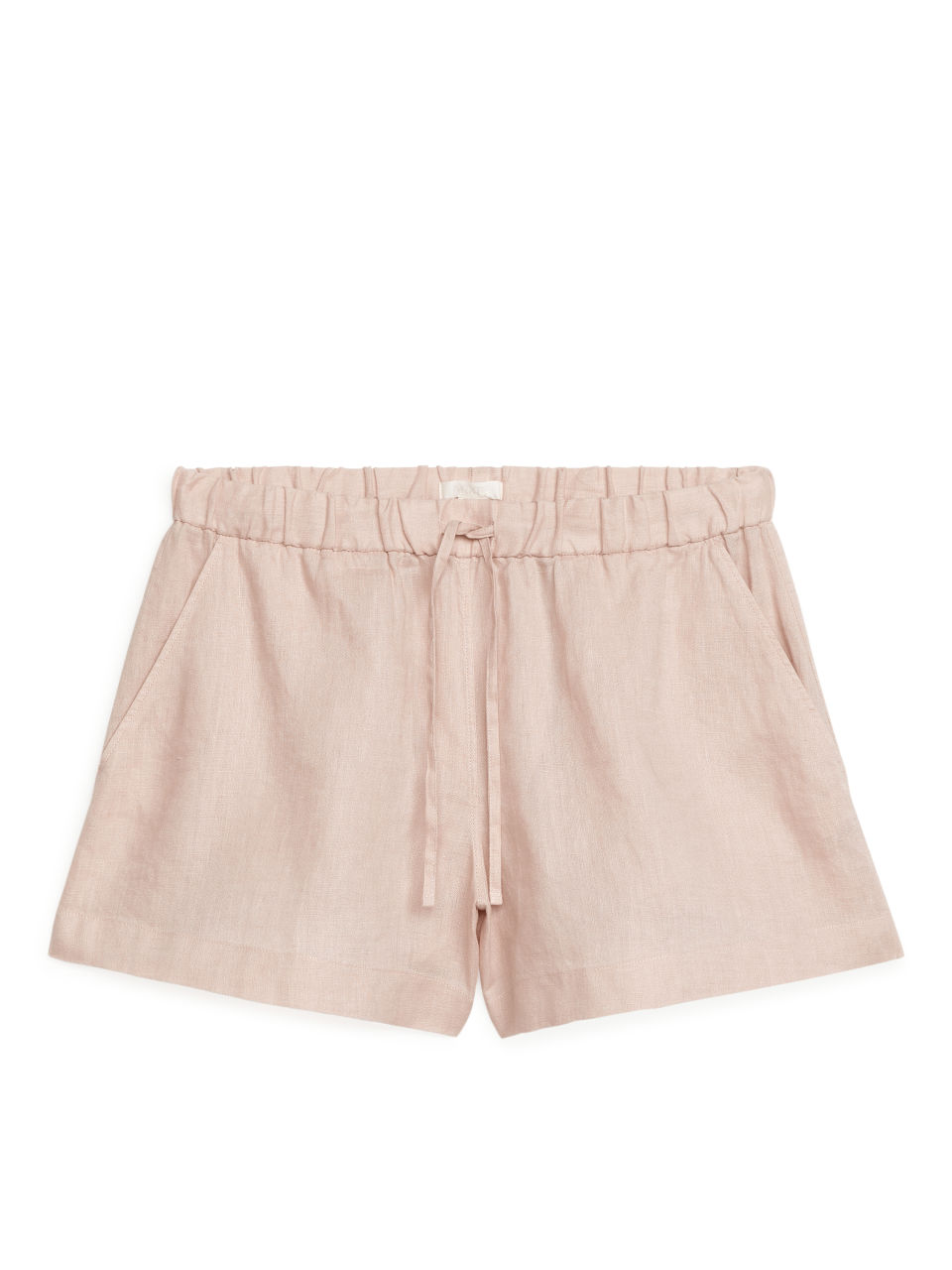 Linen Shorts - Orange
