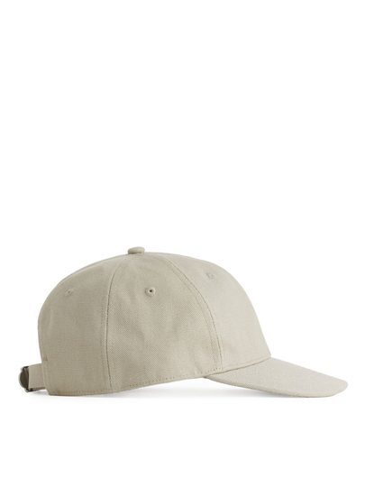 Cotton Canvas Cap - Beige
