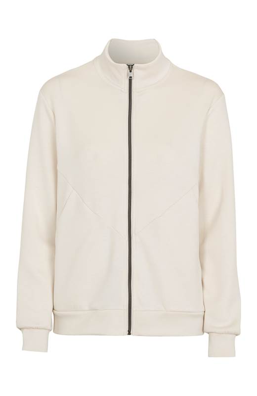 Soyaconcept Supermjuk sweatshirtjacka Banu Ljusbeige