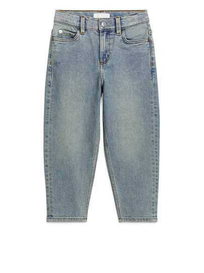 Tapered Stretch Jeans - Blue
