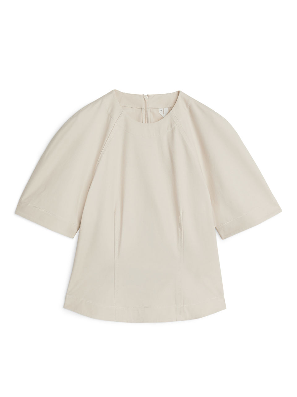 Stretchy Twill Top - Beige