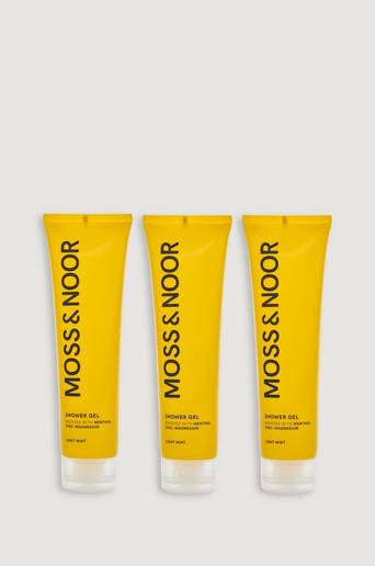 Moss & Noor After Workout Shower Gel Light Mint 3 pack Gul