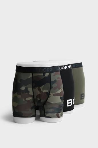 Björn Borg Boxerkalsonger Performance Boxer 3p Grå