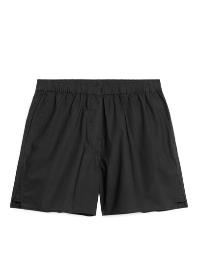 Poplin Shorts - Black