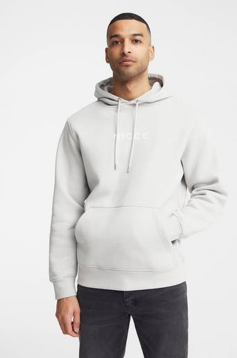 Nicce Hoodie Centre Logo Hood Grå