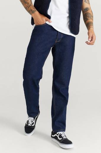 William Baxter Jeans Relaxed Tapered Jeans Blå