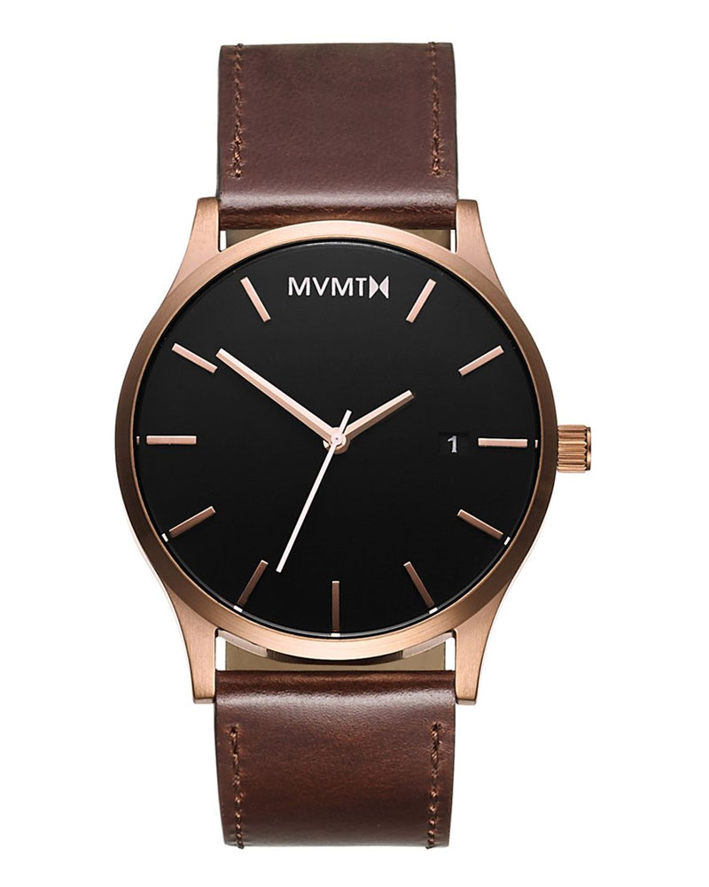 MVMT Classic Rose Gold Brown 45mm D-MM01-RGBL