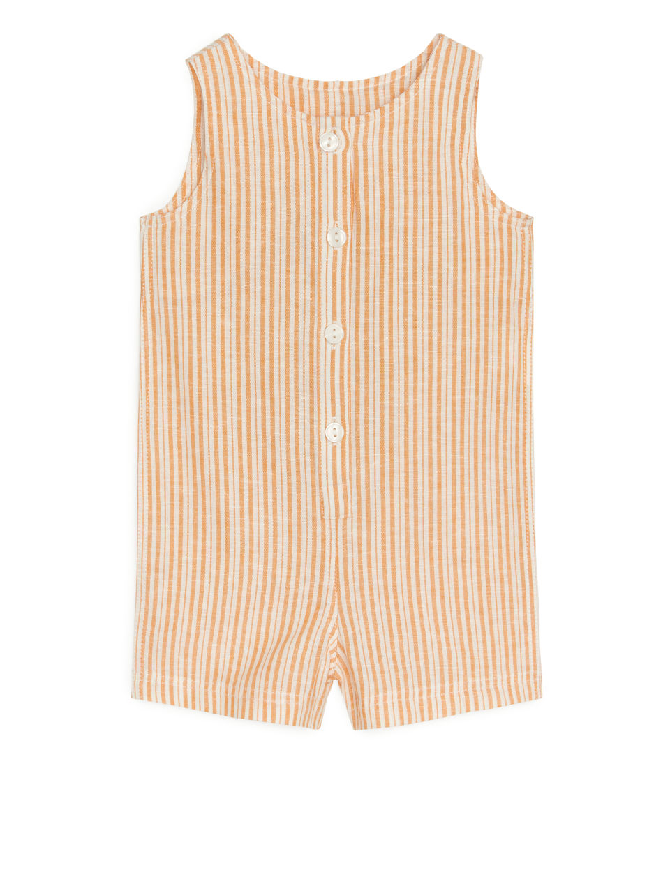 Short Baby Dungarees - Yellow