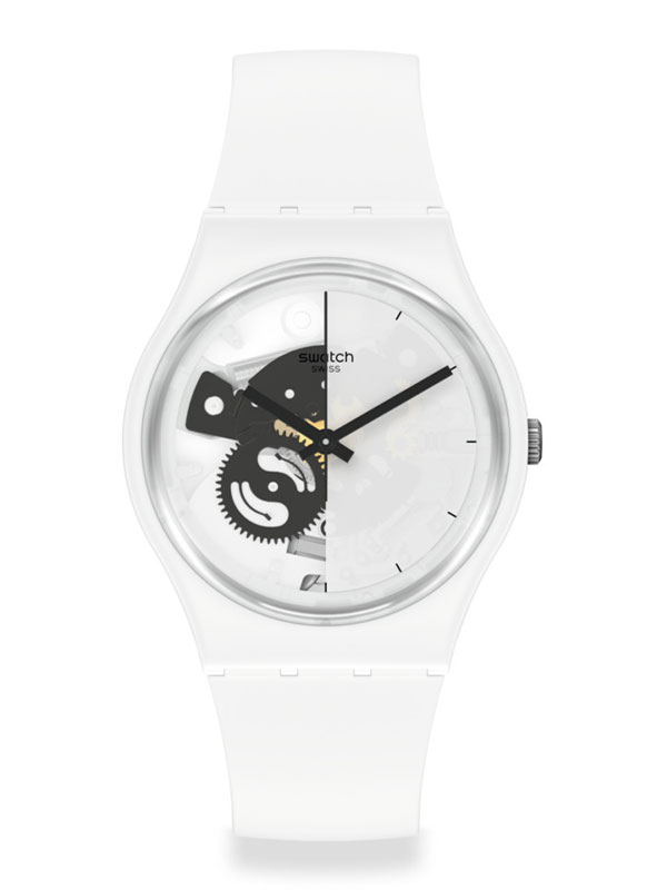 SWATCH Live Time White SO31W101 Damklocka