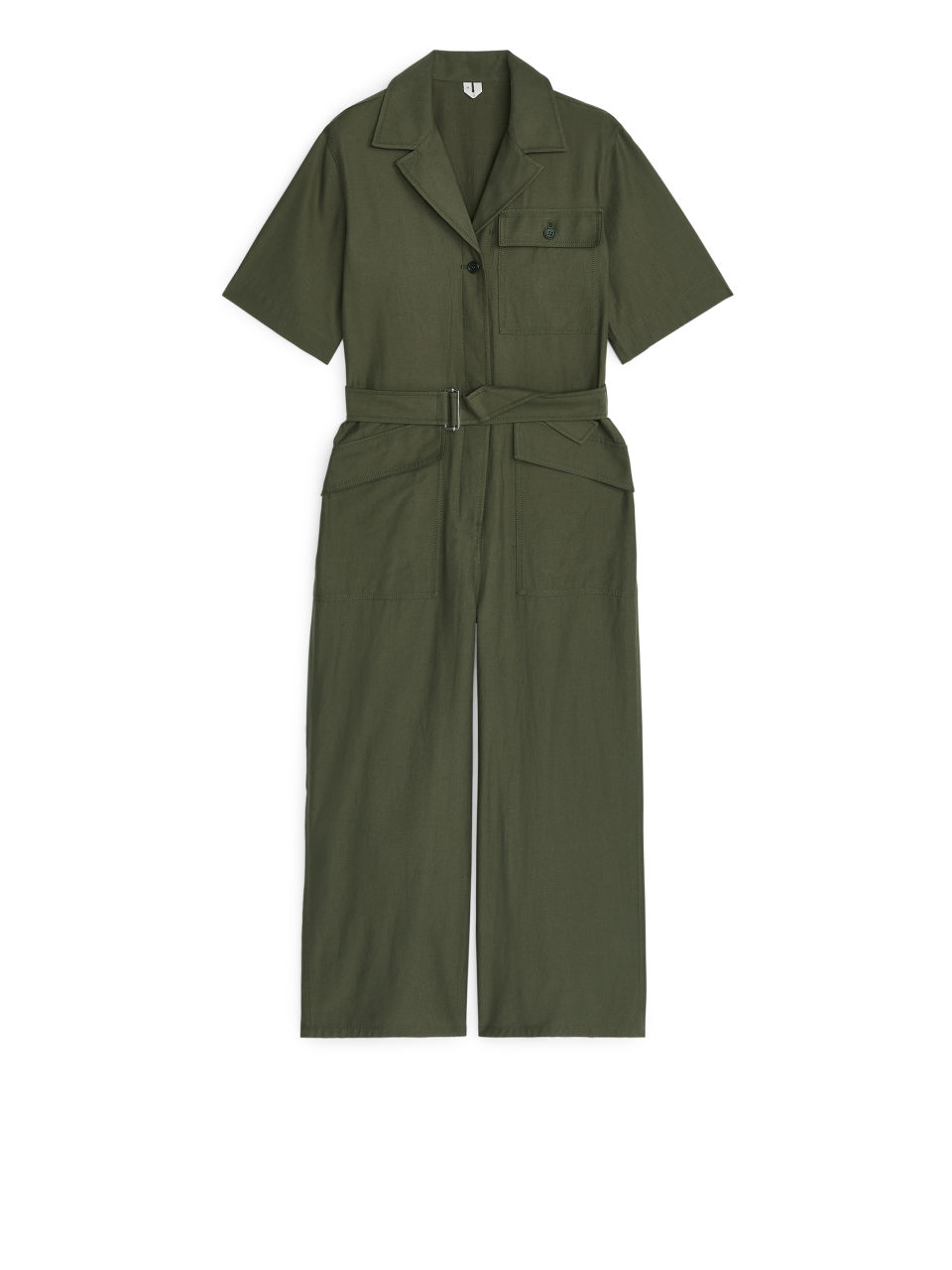 Soft Twill Boiler Suit - Green