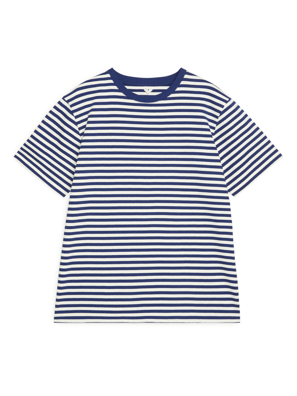 Striped Organic Cotton T-Shirt - Blue