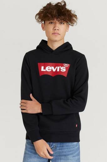 Levi's Hoodie LVB Batwing Screenprint Svart