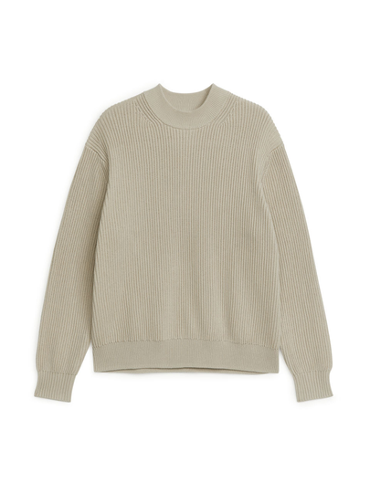 Marinière Jumper - Beige