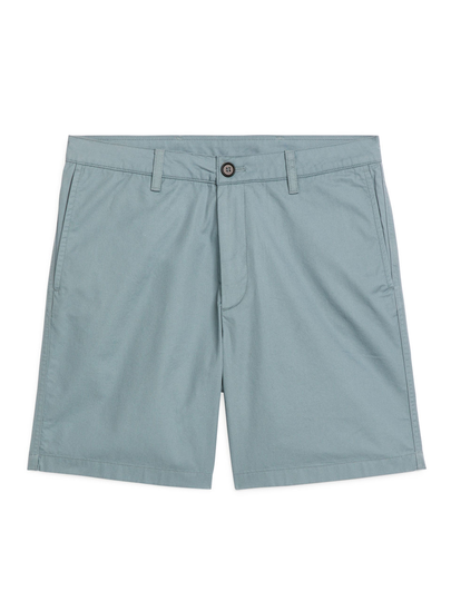 Cotton Shorts - Turquoise
