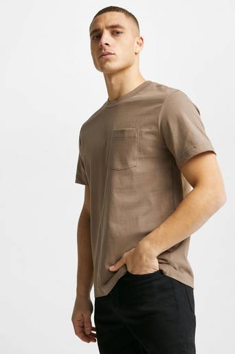 Studio Total T-Shirt ICON™ Heavy Pocket Tee Beige