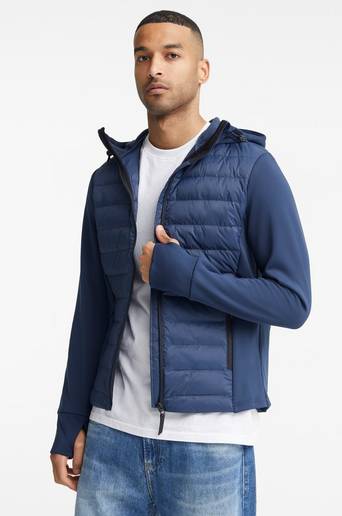 Studio Total Hybridjacka Hybrid Down Jacket Blå