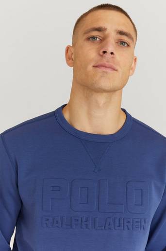 Polo Ralph Lauren Sweatshirt Double Knit CVS Polo Sweater Blå