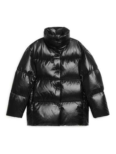 2021 Shiny Down Jacket - Black