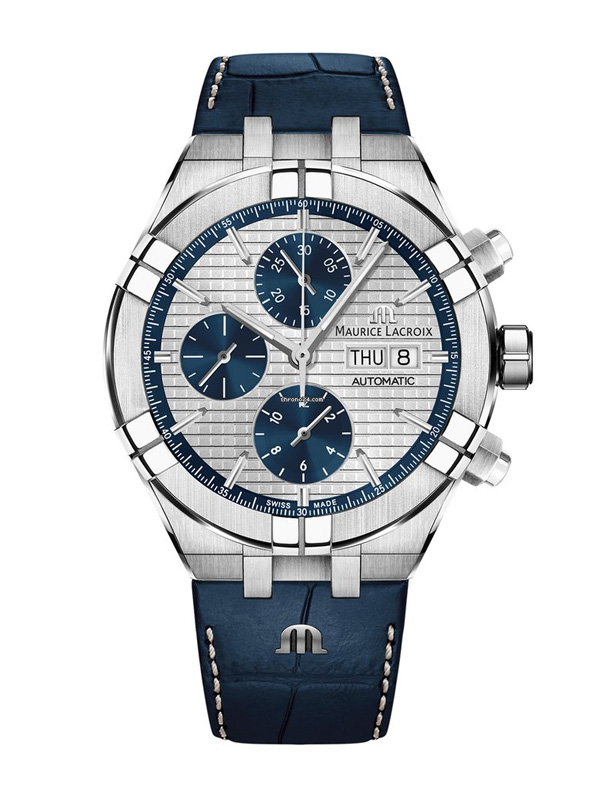 Maurice Lacroix Aikon Gents Automatic 44mm Safir 200m Chronograph ai6038-ss001-131-1