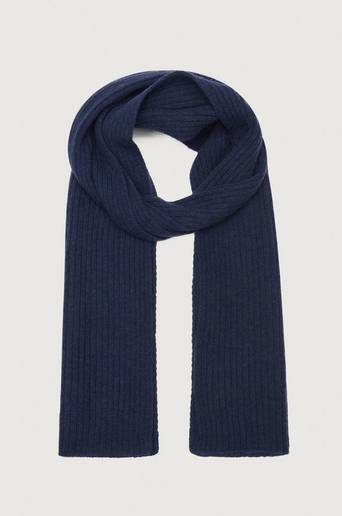 Gant Halsduk D1. Wool Knit Scarf Blå