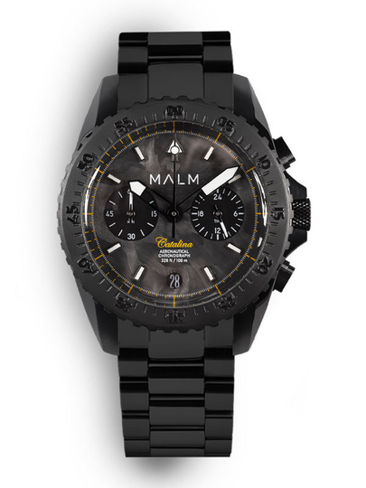 MALM Catalina DLC Carbon Areonautical Chronograph 41 MW-CA47DLCSWAF