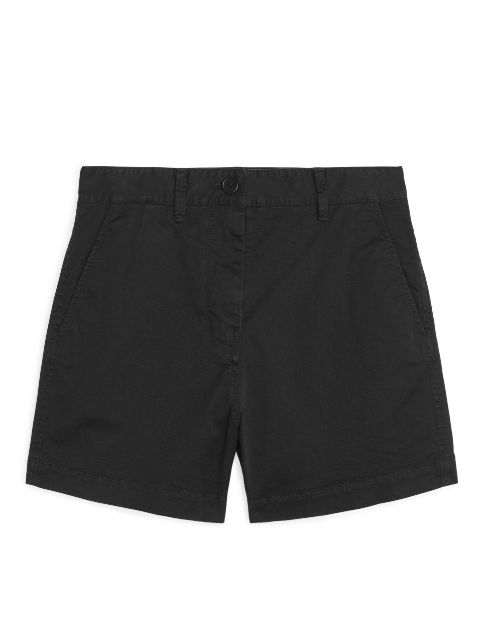 Twill Chino Shorts - Black