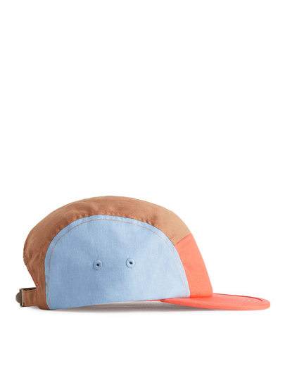 Colour Block Cap - Orange