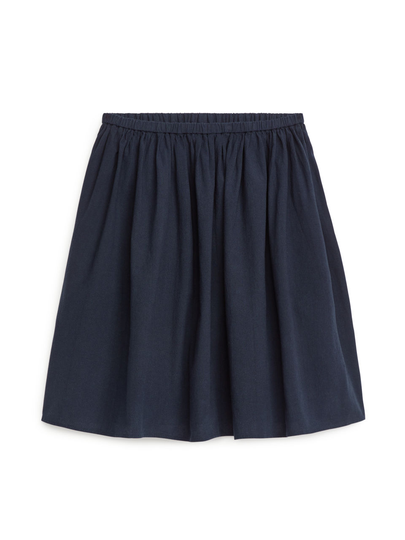 Cotton Skirt - Blue