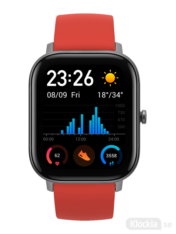 Amazfit GTS - Vermillion Orange W1914OV6N Träningsklocka