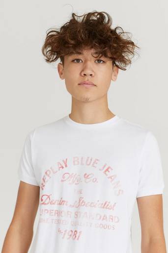 Replay T-Shirt Vit