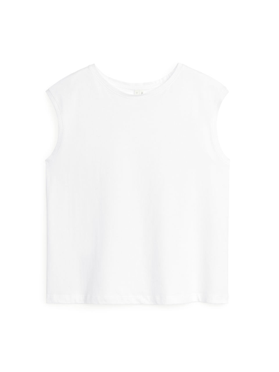 Sleeveless T-Shirt - White